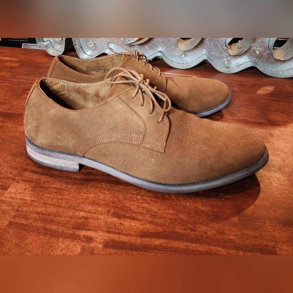 Stacy Adams Mens Suede Oxford Sz.12 Pre-owned